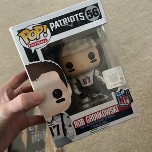 In box New England Patriots Rob Gronkowski funko pop figure